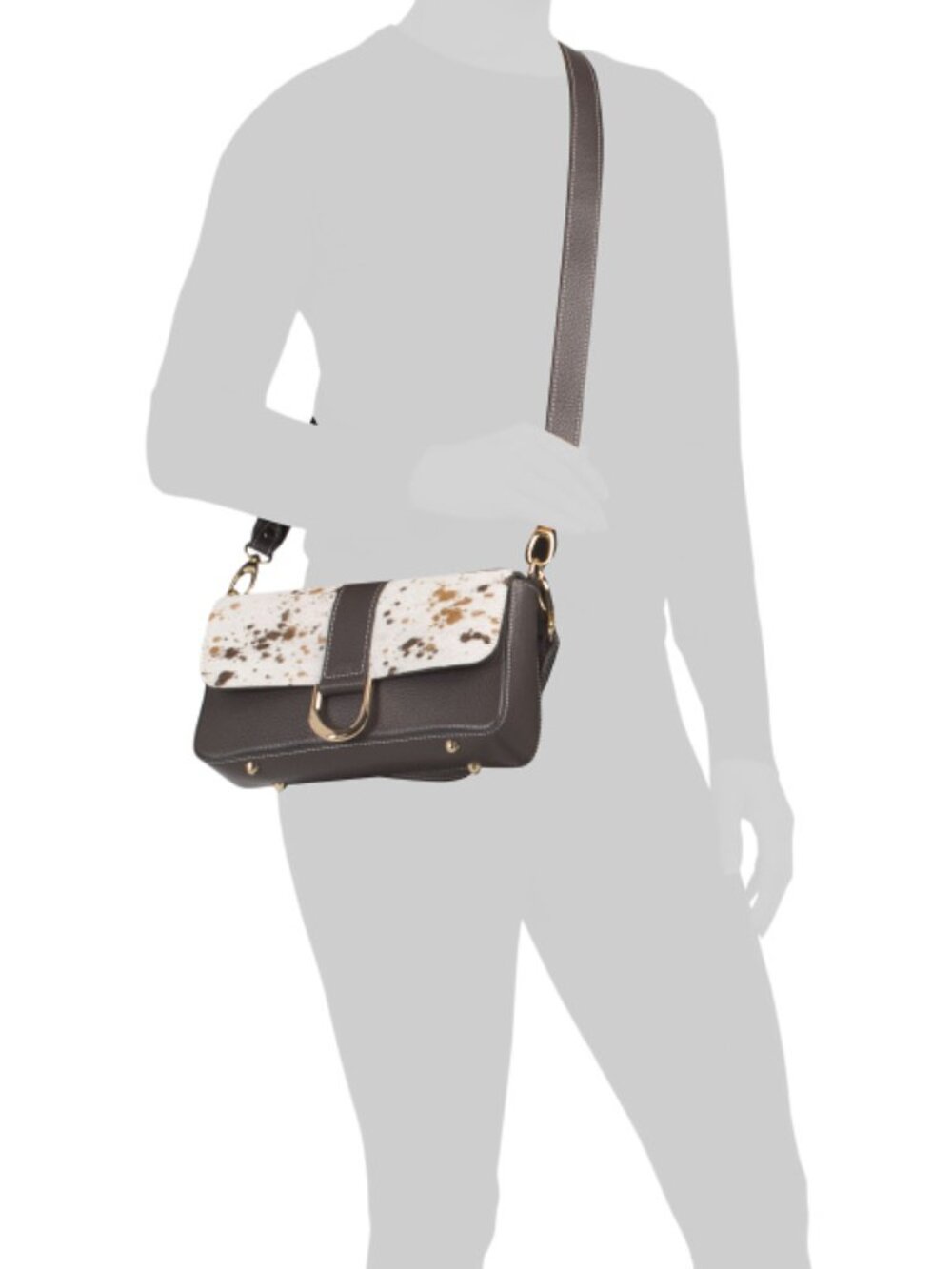 DIVINA FIRENZE Made In Italy Leather Shoulder Bag - Picture 4 of 4